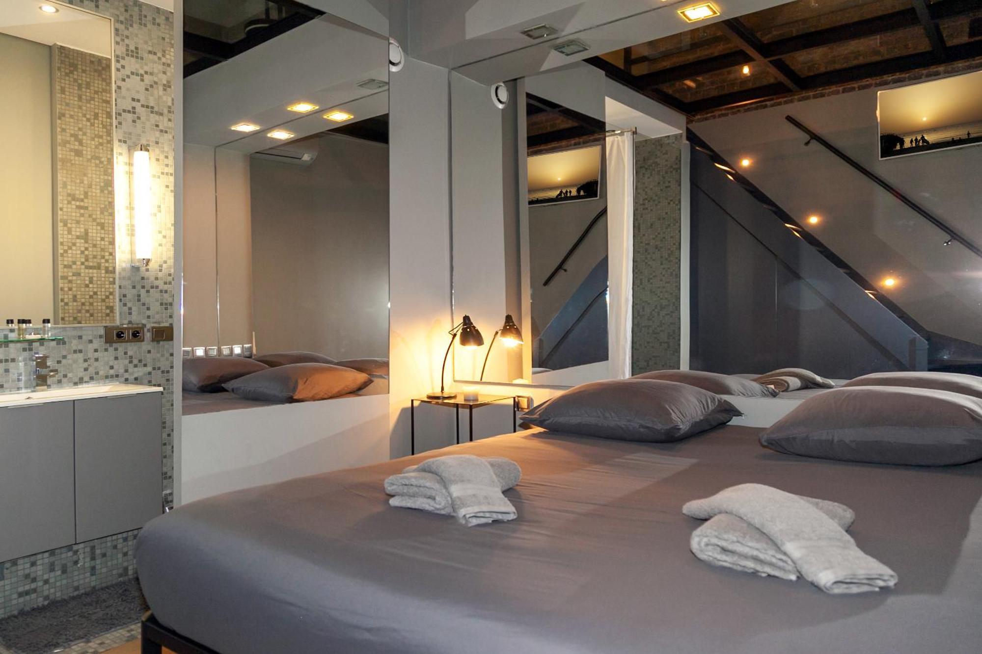Апартаменты Loft Atypique Avec Terrasse, Calme Et Cosy Париж Экстерьер фото