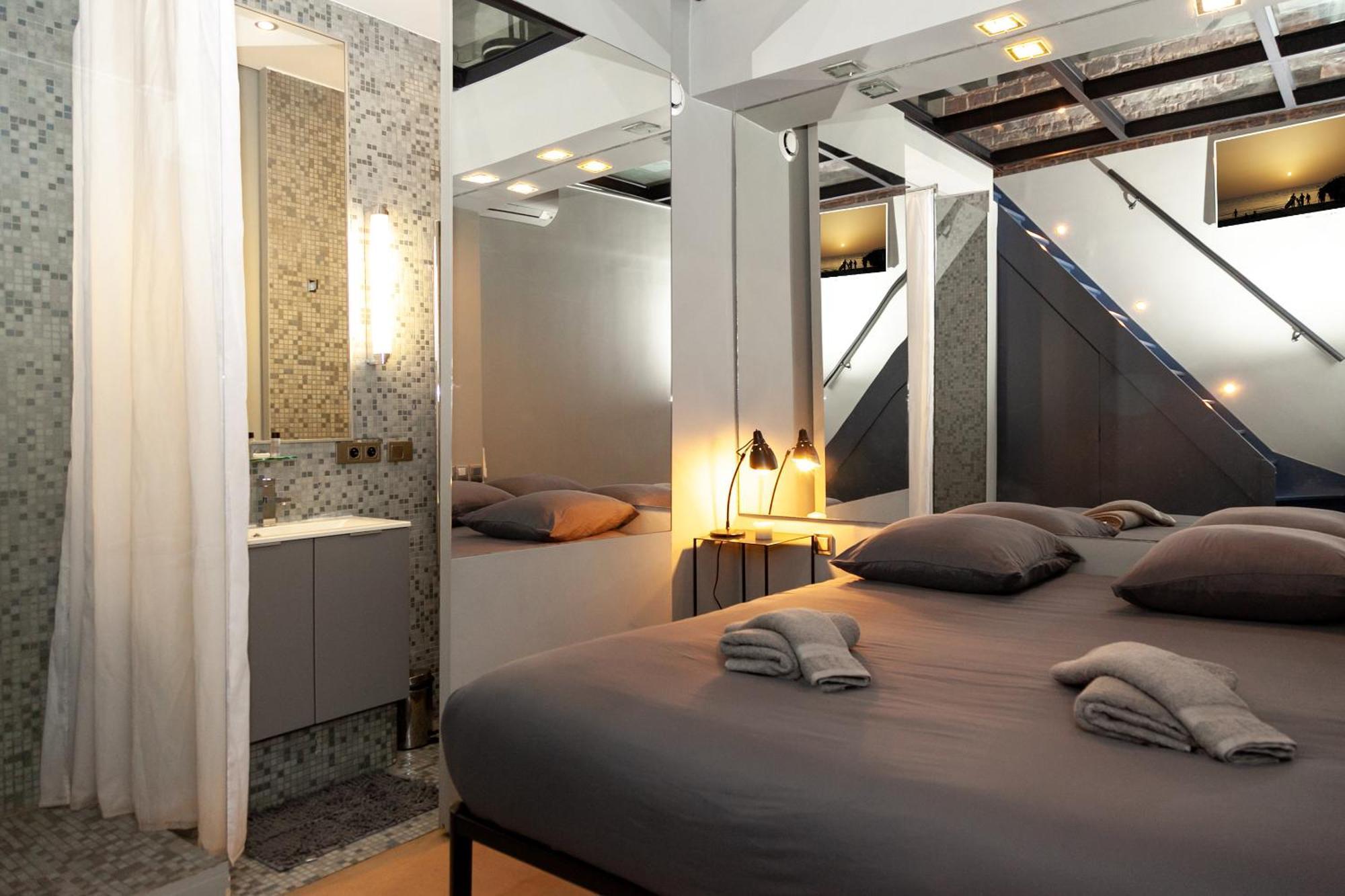 Апартаменты Loft Atypique Avec Terrasse, Calme Et Cosy Париж Экстерьер фото