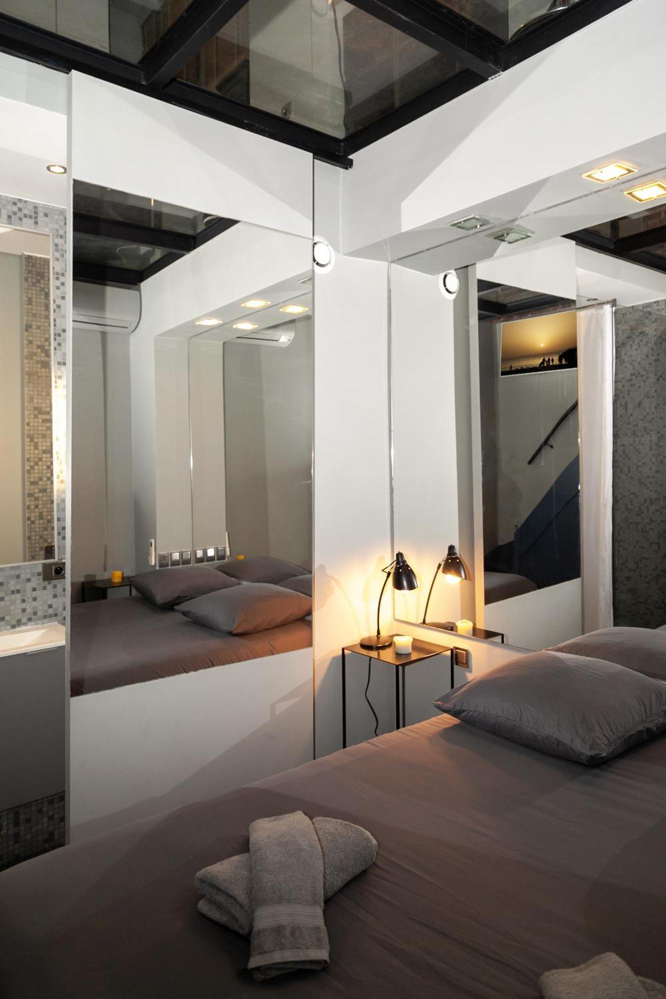 Апартаменты Loft Atypique Avec Terrasse, Calme Et Cosy Париж Экстерьер фото
