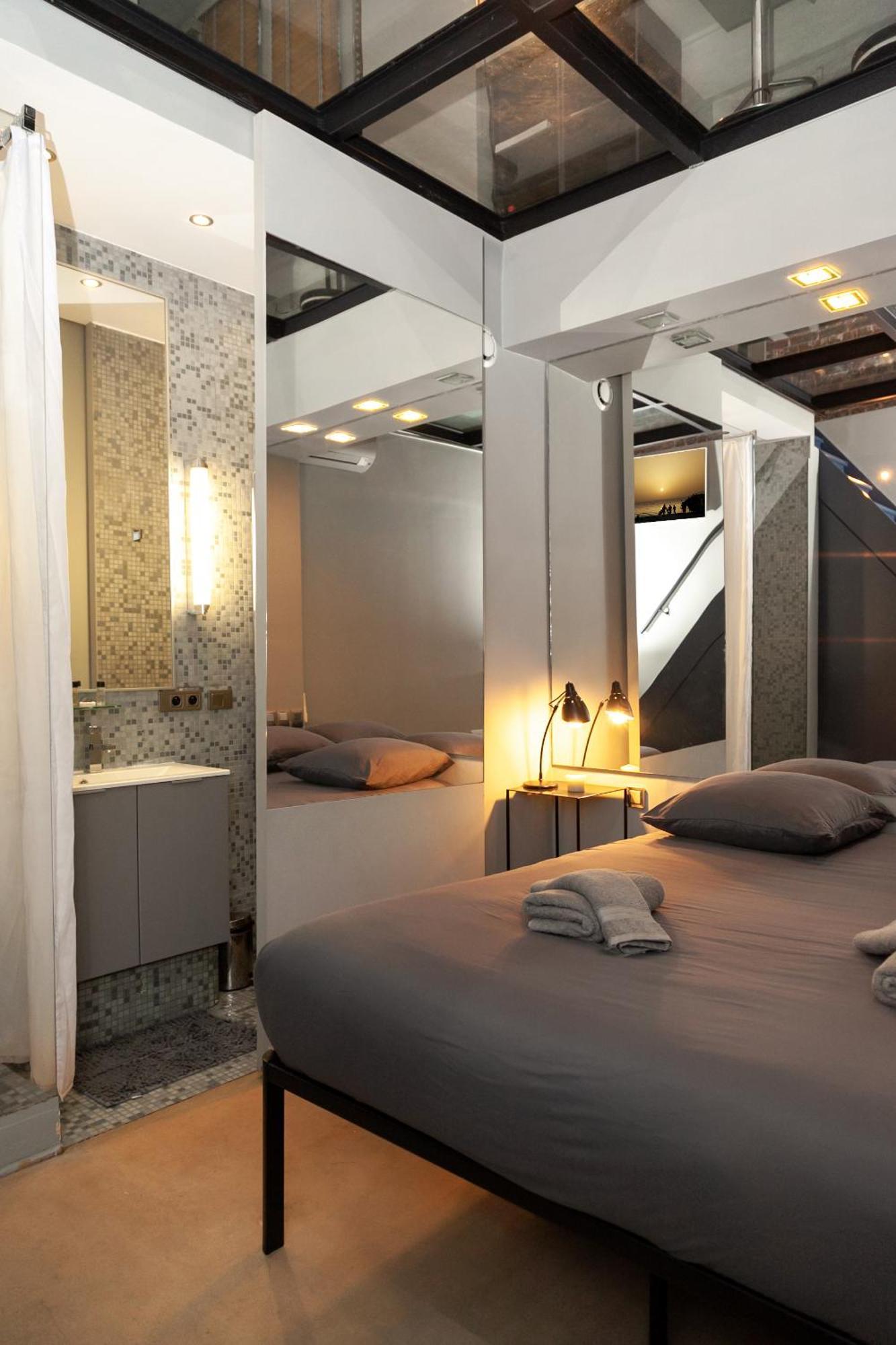 Апартаменты Loft Atypique Avec Terrasse, Calme Et Cosy Париж Экстерьер фото