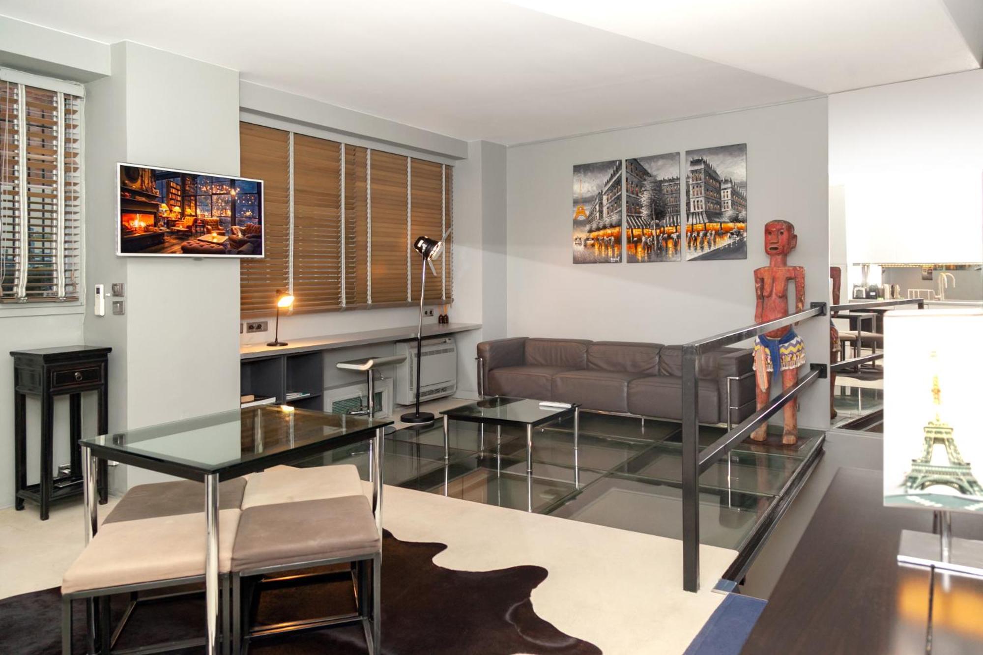 Апартаменты Loft Atypique Avec Terrasse, Calme Et Cosy Париж Экстерьер фото